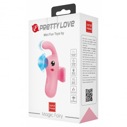 Finger Magic Fairy Suctor Clitoral Purtabil 10+10 Moduri Roz 8