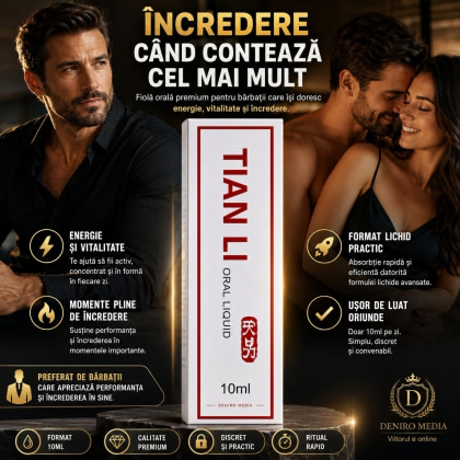 Supliment Fiolă Tianli Oral Liquid pentru Erecție 10ml 2