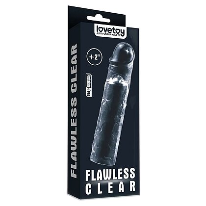 Lovetoy Shameless Clear: Manșon Elastic +5 cm Transparent 6