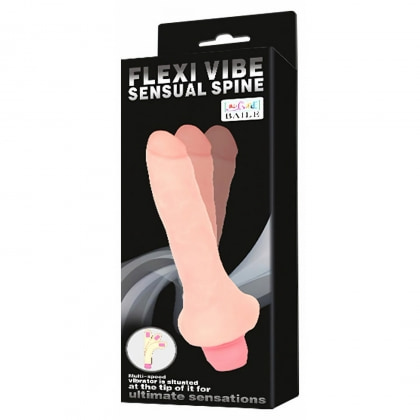 Debra Flexi Vibe Flesh - Vibrator Realist Flexibil 17 cm 4