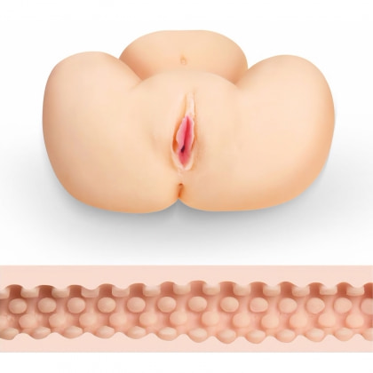 Masturbator Masculin Lovetoy Dublă Penetrare 22,8 cm 3