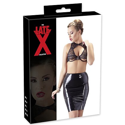 Fustă LateX Raquel Negru XL 3
