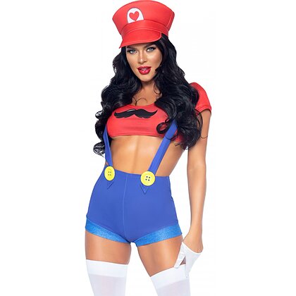 Costum Leg Avenue Gamer Babe Albastru L