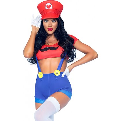 Costum Leg Avenue Gamer Babe Albastru L 2