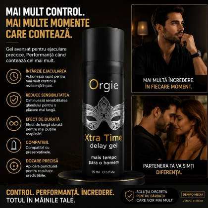 Gel Întârzierea Ejaculării Orgie Xtra Time Delay 15ml 2