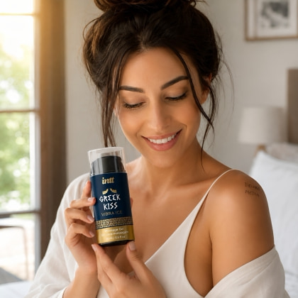Gel Greek Kiss Relaxare Anală Efect Vibrație și Răcire 15ml 7
