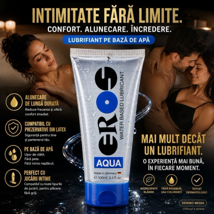 Gel Lubrifiant Eros Aqua Testat Dermatologic 50ml 4