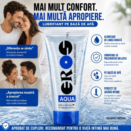 Gel Lubrifiant Eros Aqua Testat Dermatologic 50ml 3