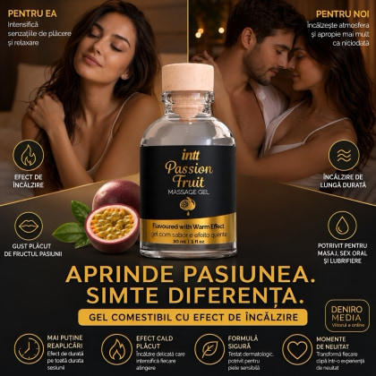 Gel Masaj Passion Fruit 30ml 4