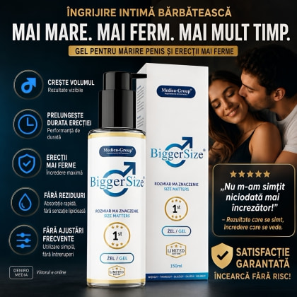 Gel Mărirea Penisului Medica Group BiggerSize 150 ml 2