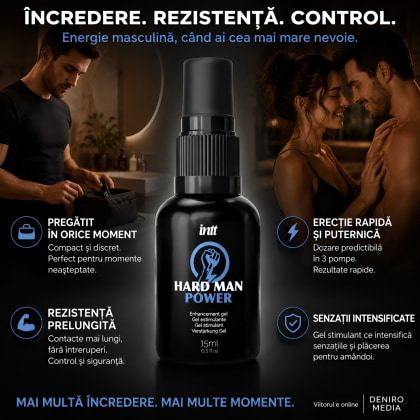 Gel Stimulare Erecție Hard ManPower 15ml 4