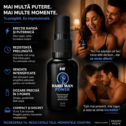 Gel Stimulare Erecție Hard ManPower 15ml 3