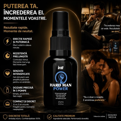 Gel Stimulare Erecție Hard ManPower 15ml 2