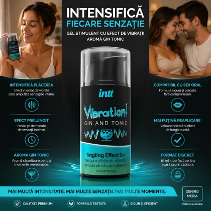 Gel Stimulare Vibration 15 ml Gin Tonic 4