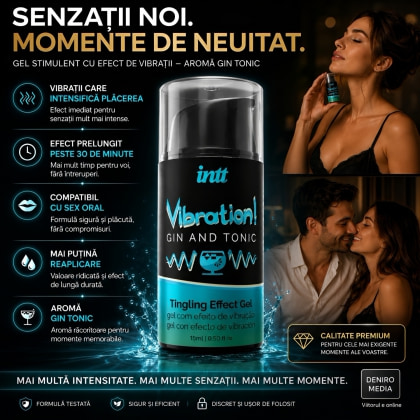 Gel Stimulare Vibration 15 ml Gin Tonic 2