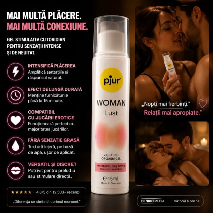 Gel Stimulator Clitoridian Pjur Woman Lust Gel 15ml 3