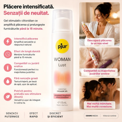 Gel Stimulator Clitoridian Pjur Woman Lust Gel 15ml 4