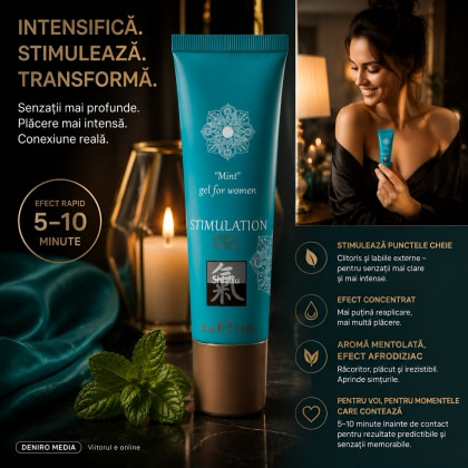 Gel Stimulator Pentru Femei Shiatsu Mint 30ml 3