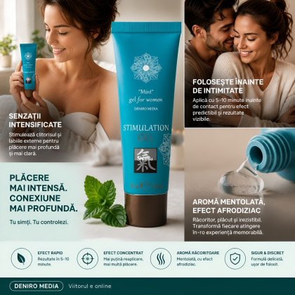 Gel Stimulator Pentru Femei Shiatsu Mint 30ml 2