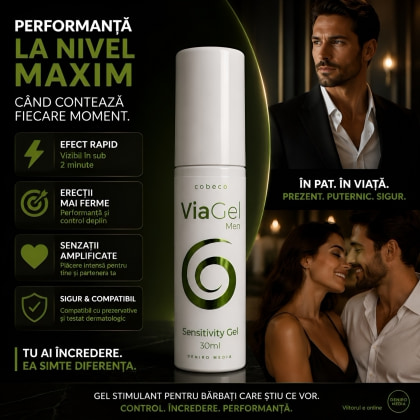 Gel Stimulator ViaGel Pentru Bărbați 30 ml 4