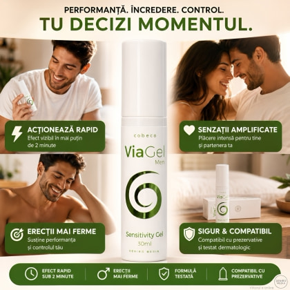 Gel Stimulator ViaGel Pentru Bărbați 30 ml 2