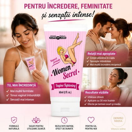 Gel Strâmtare Vaginală Cupid Labs Women Secret 60ml 4
