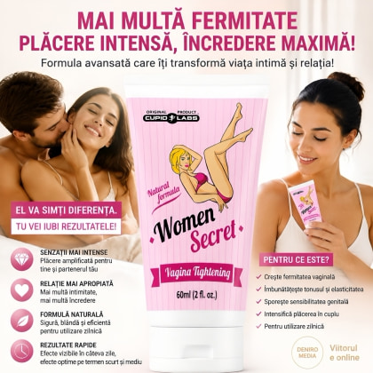Gel Strâmtare Vaginală Cupid Labs Women Secret 60ml 3