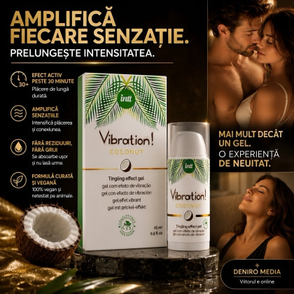 Gel Vegan Vibration Coconut Intt 15 ml Efect Pulsatoriu 2