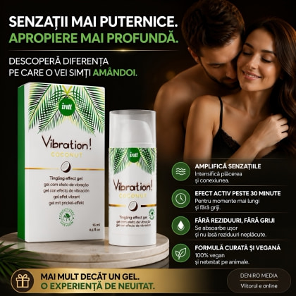 Gel Vegan Vibration Coconut Intt 15 ml Efect Pulsatoriu 3
