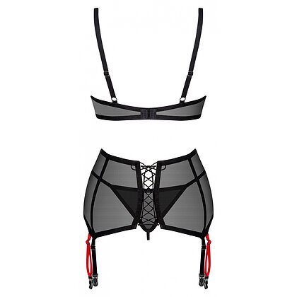Set Obsessive Glandez 3 Piese Negru XL-2XL 4