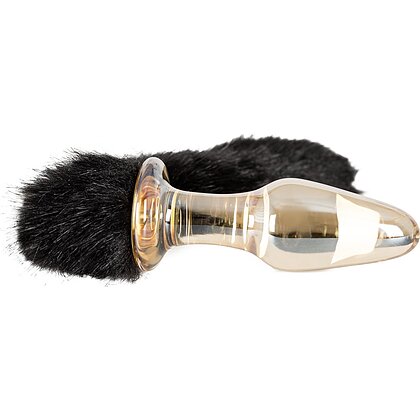 Glass Plug With Tail Transparent 2