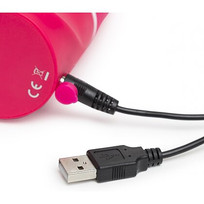 Vibrator Rabbit Punctul G cu Stimulare Clitoridiană Roz 4