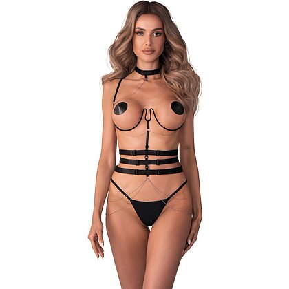 Harness Obsessive Premisis Negru S-L