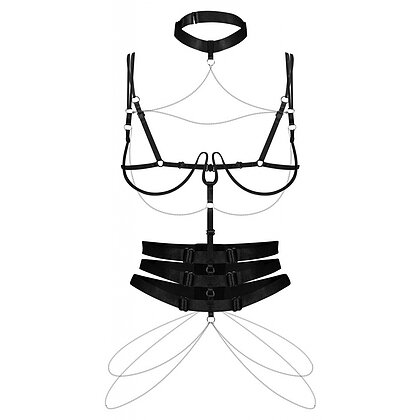 Harness Obsessive Premisis Negru S-L