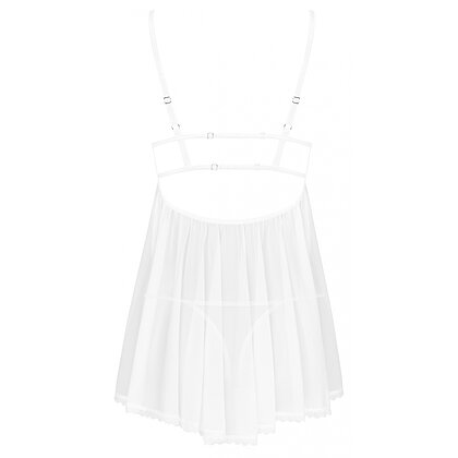 Babydoll Obsessive Heavenlly Alb XS-S 4