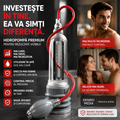 Pompă Penis Bathmate Hydroxtreme9 pentru Mărire Transparent 6