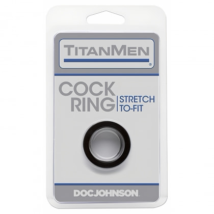 Inel Doc Johnson Titanmen Negru 2