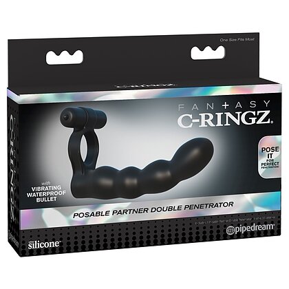 Inel Partner Double Fun Negru 7