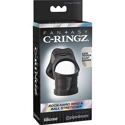 Inel Penis Fantasy C-Ringz Stretcher Negru 6