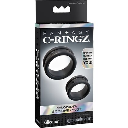 Inel Penis Max Width Silicone Negru 4