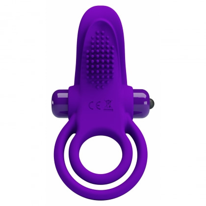 Inel pentru Penis Pretty Love cu Stimulator de Clitoris 4