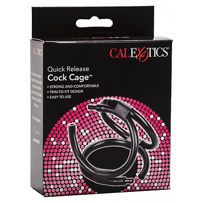 Inel Penis Quick Release Cage Negru 4
