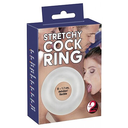 Inel Pentru Penis Stretchy Alb 3