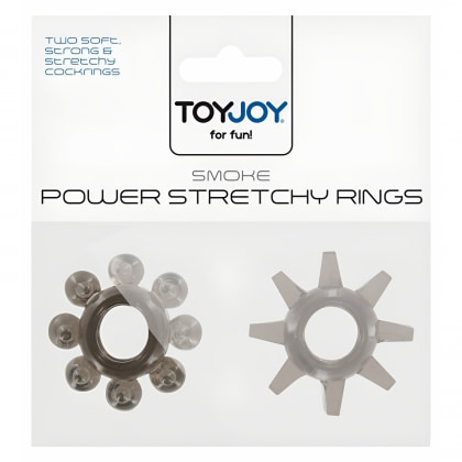 Inele Penis Power Stretchy 2buc Gri 2