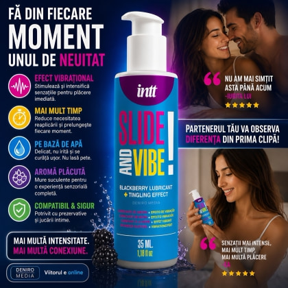Intt Slide And Vibe, Lubrifiant Vibrant Mure 35 ml 5