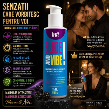 Intt Slide And Vibe, Lubrifiant Vibrant Mure 35 ml 4