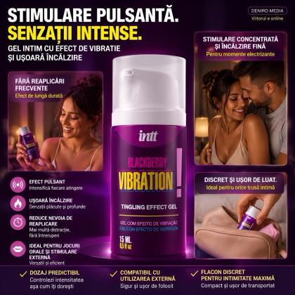 Intt Vibration Blackberry — Gel Intim Mure, Efect Pulsant 4
