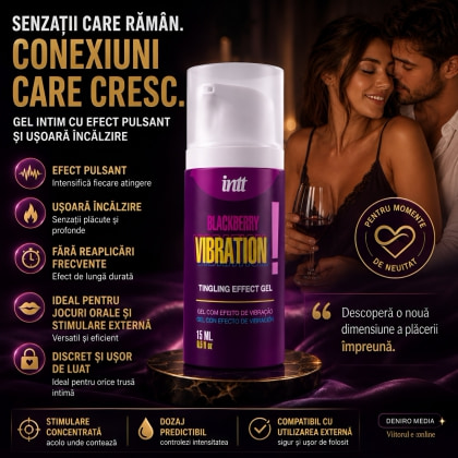 Intt Vibration Blackberry — Gel Intim Mure, Efect Pulsant 2