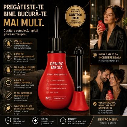 Irigator Intim Anal Red pentru Igienă Înainte de Sex 2