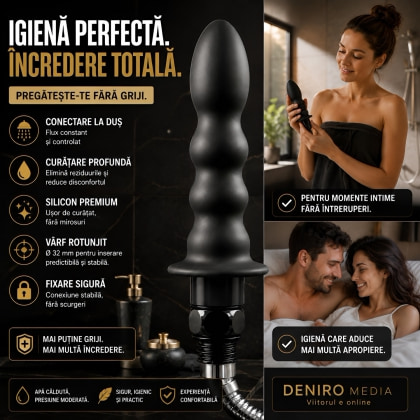 Irigator Intim Hydro Blast Negru 4